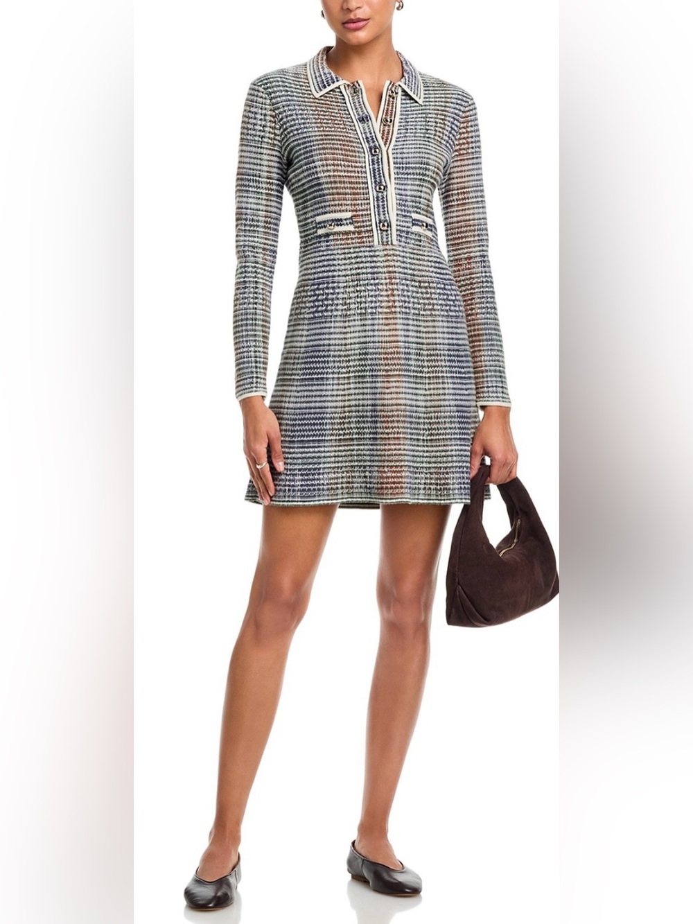 Veronica Beard Lauper Dress in Dark Hunter. Large